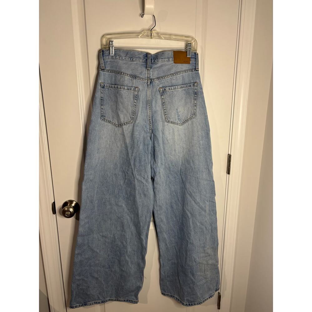 Aéropostale High Rise Super Wide Leg Jeans Women’s Size 6 Light Wash Denim - Picture 4 of 6